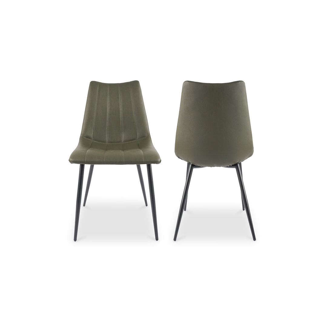 Alibi Dining Chair Dark Green - Set of 2