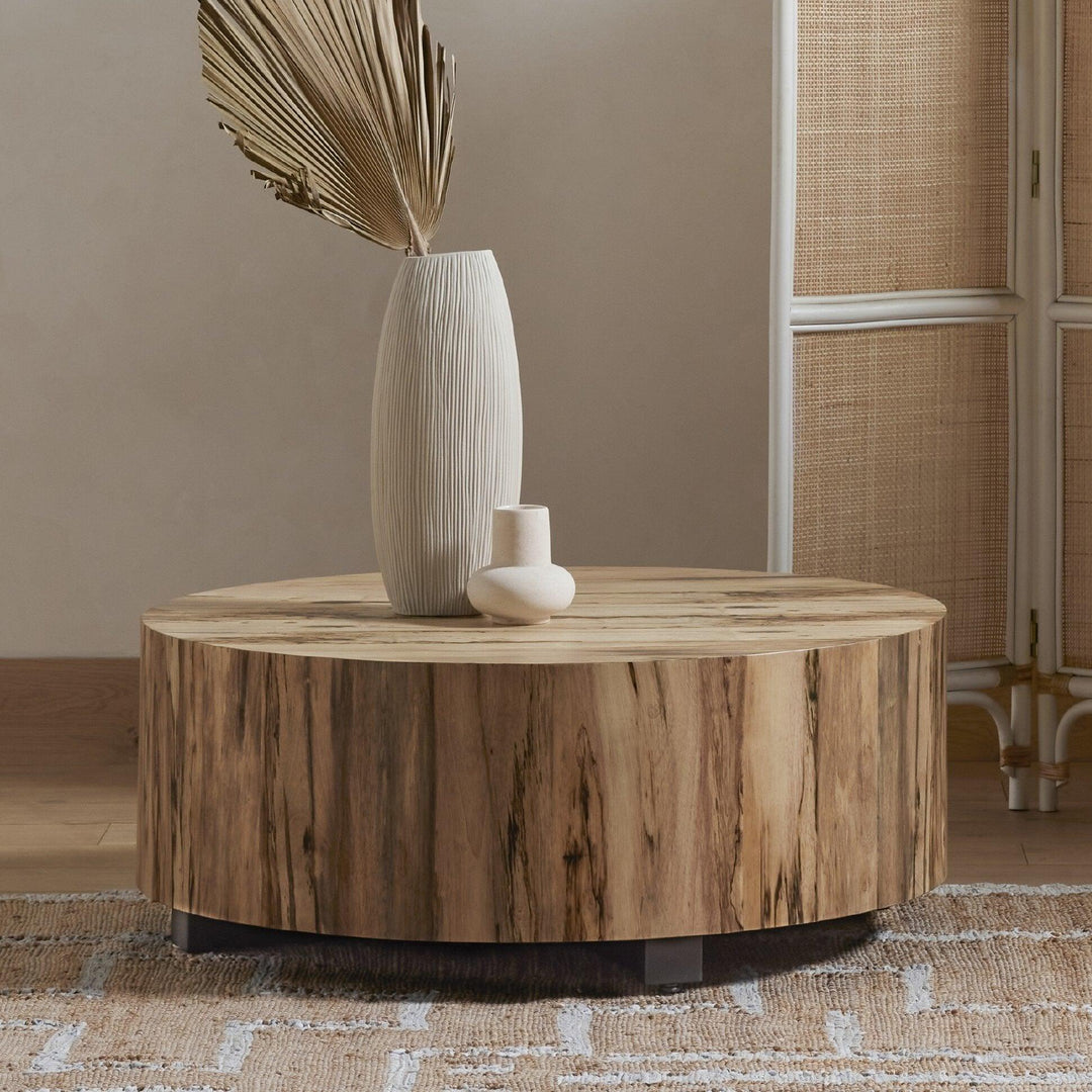 Hudson Round Coffee Table - AmericanHomeFurniture