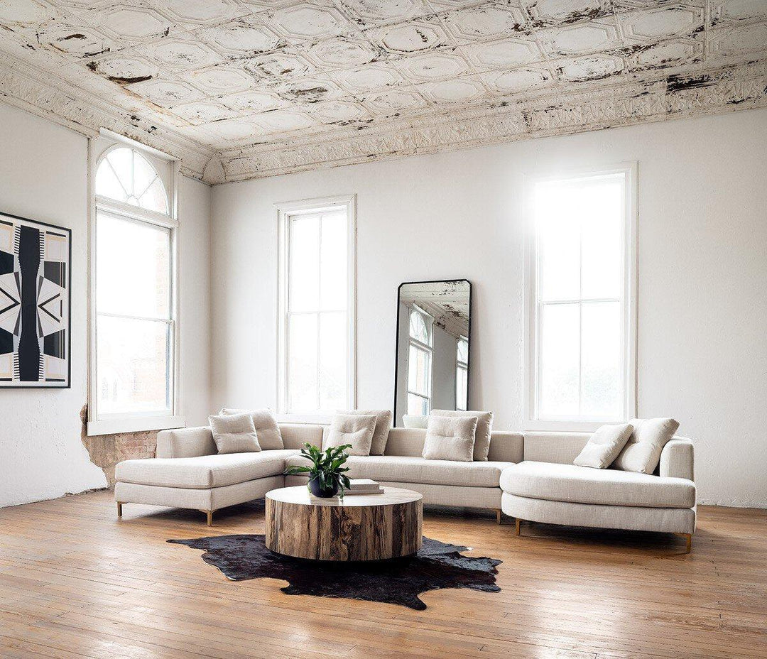 Hudson Round Coffee Table - AmericanHomeFurniture