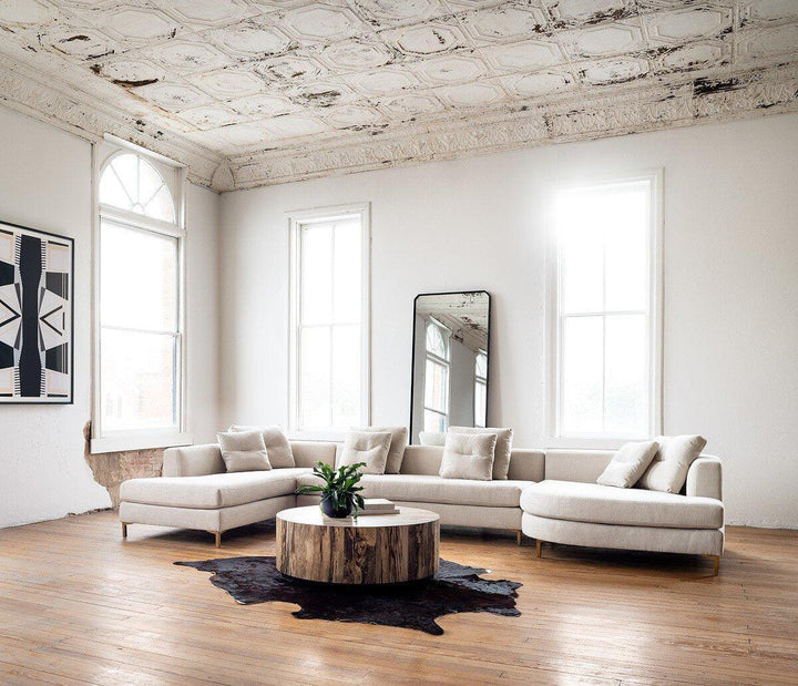 Hudson Round Coffee Table - AmericanHomeFurniture