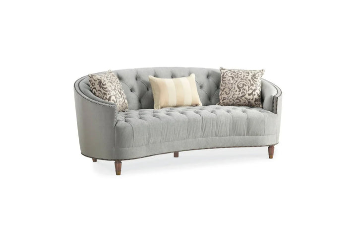 Classic Elegance Sofa Gray - AmericanHomeFurniture