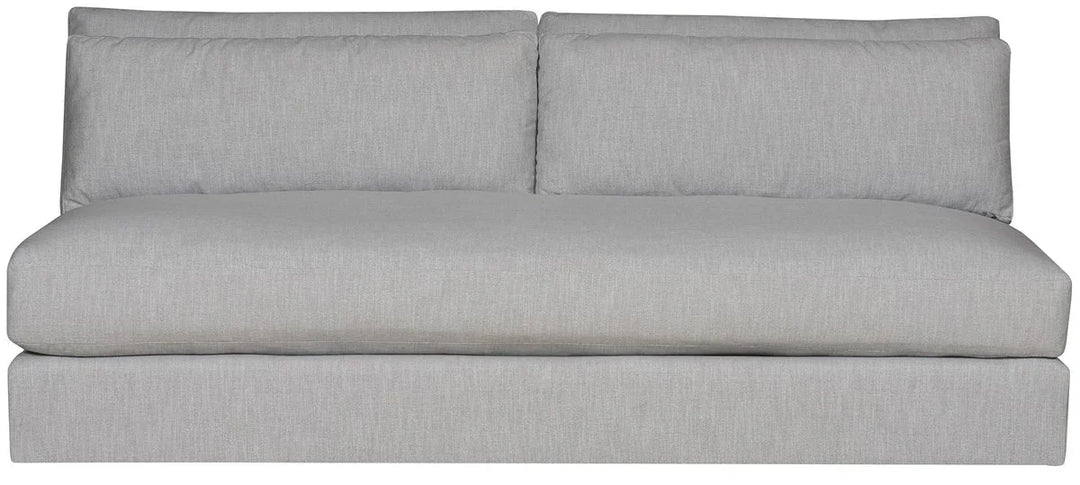 American Home Furniture Vanguard Furniture Leone Armless Bench Seat Sofa
