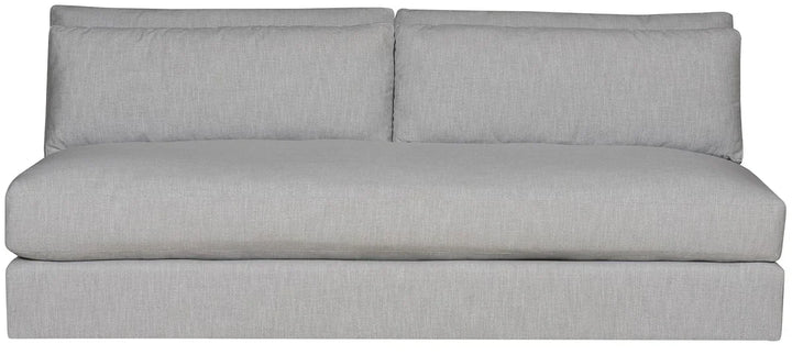 American Home Furniture Vanguard Furniture Leone Armless Bench Seat Sofa