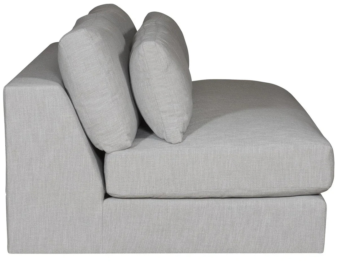 American Home Furniture Vanguard Furniture Leone Armless Bench Seat Sofa