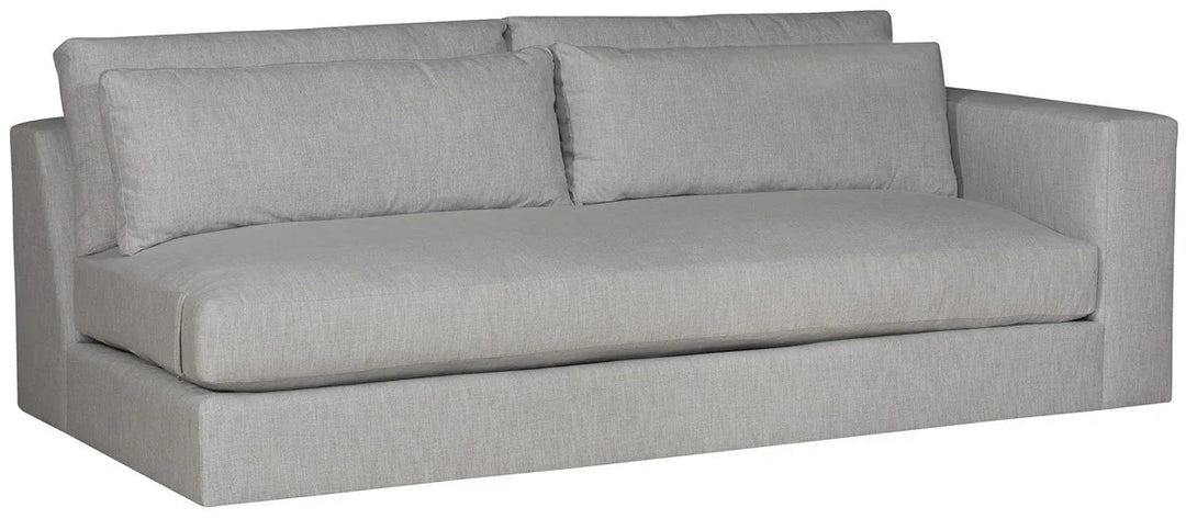 American Home Furniture Vanguard Furniture Leone Right Arm Bench Seat Sofa