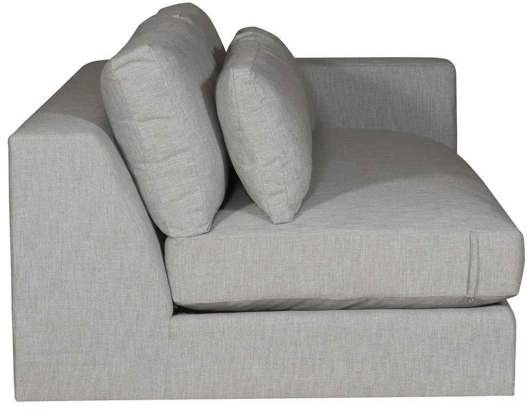 American Home Furniture Vanguard Furniture Leone Right Arm Bench Seat Sofa