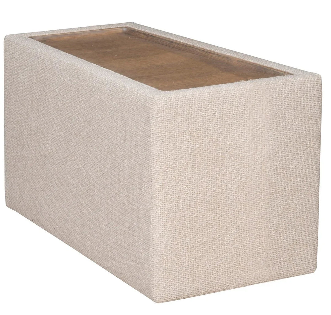 American Home Furniture Vanguard Furniture Liam Rectangular Wood Top Bumper