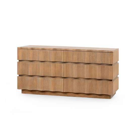 Villa and House Vanessa 6-Drawer DRESSERS