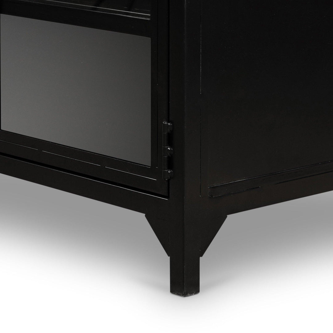 Shadow Box Media Console - AmericanHomeFurniture