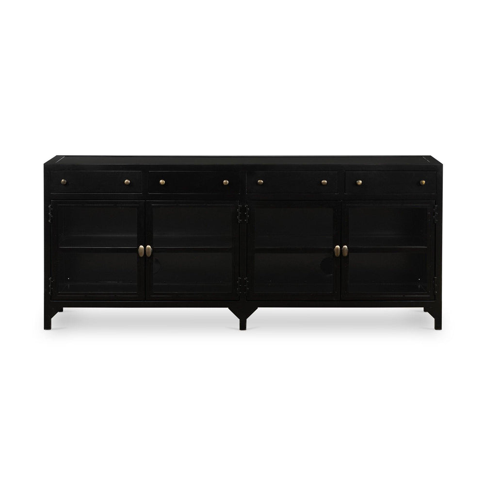 Shadow Box Media Console - AmericanHomeFurniture