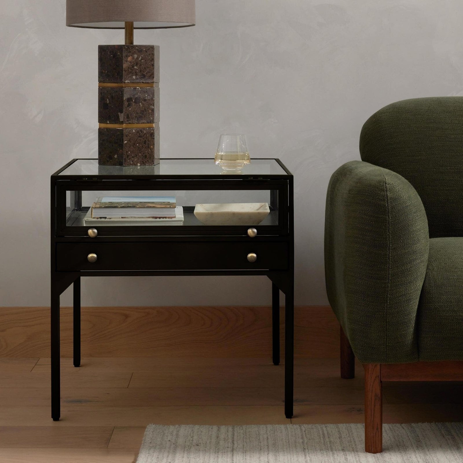 Four Hands - Shadow Box End Table - VBEL-F039 | American Home Furniture