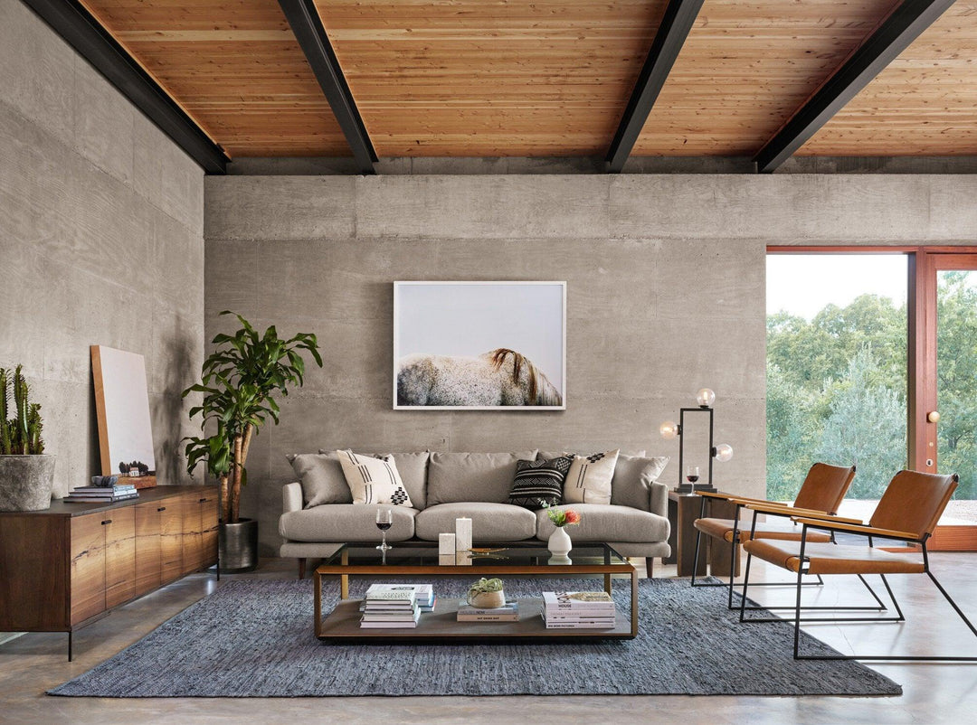 Shagreen Shadow Box Coffee Table - AmericanHomeFurniture