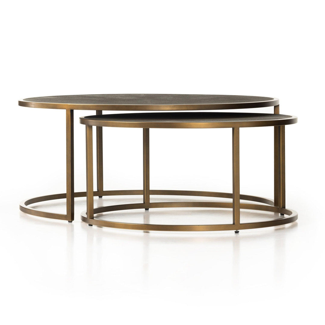 Shagreen Nesting Coffee Table - AmericanHomeFurniture