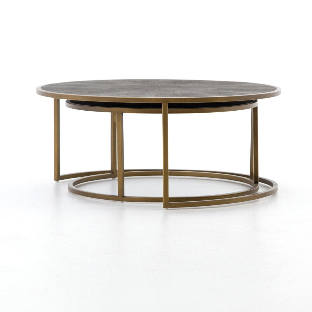 Shagreen Nesting Coffee Table - AmericanHomeFurniture