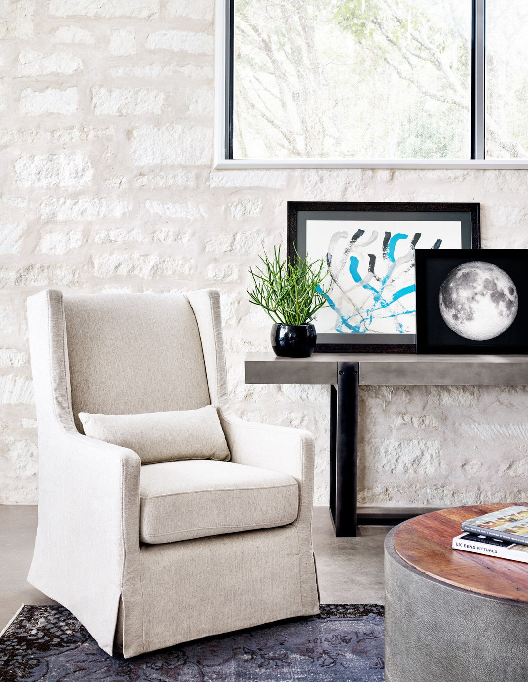 Four Hands - Crosby Round Coffee Table - VBNA-CT998 | American Home Furniture