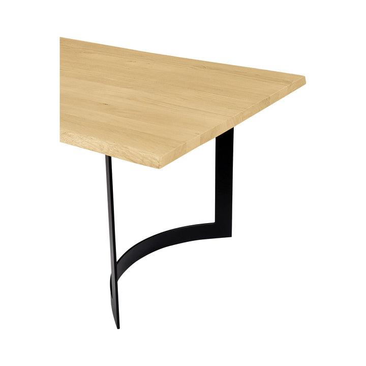 Bent Dining Table Small Smoked