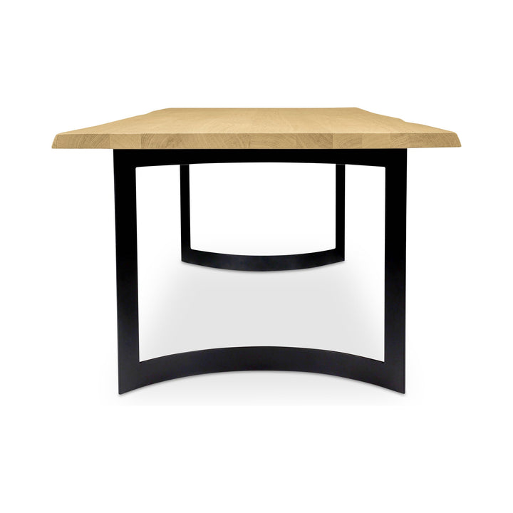 Bent Dining Table Small Smoked