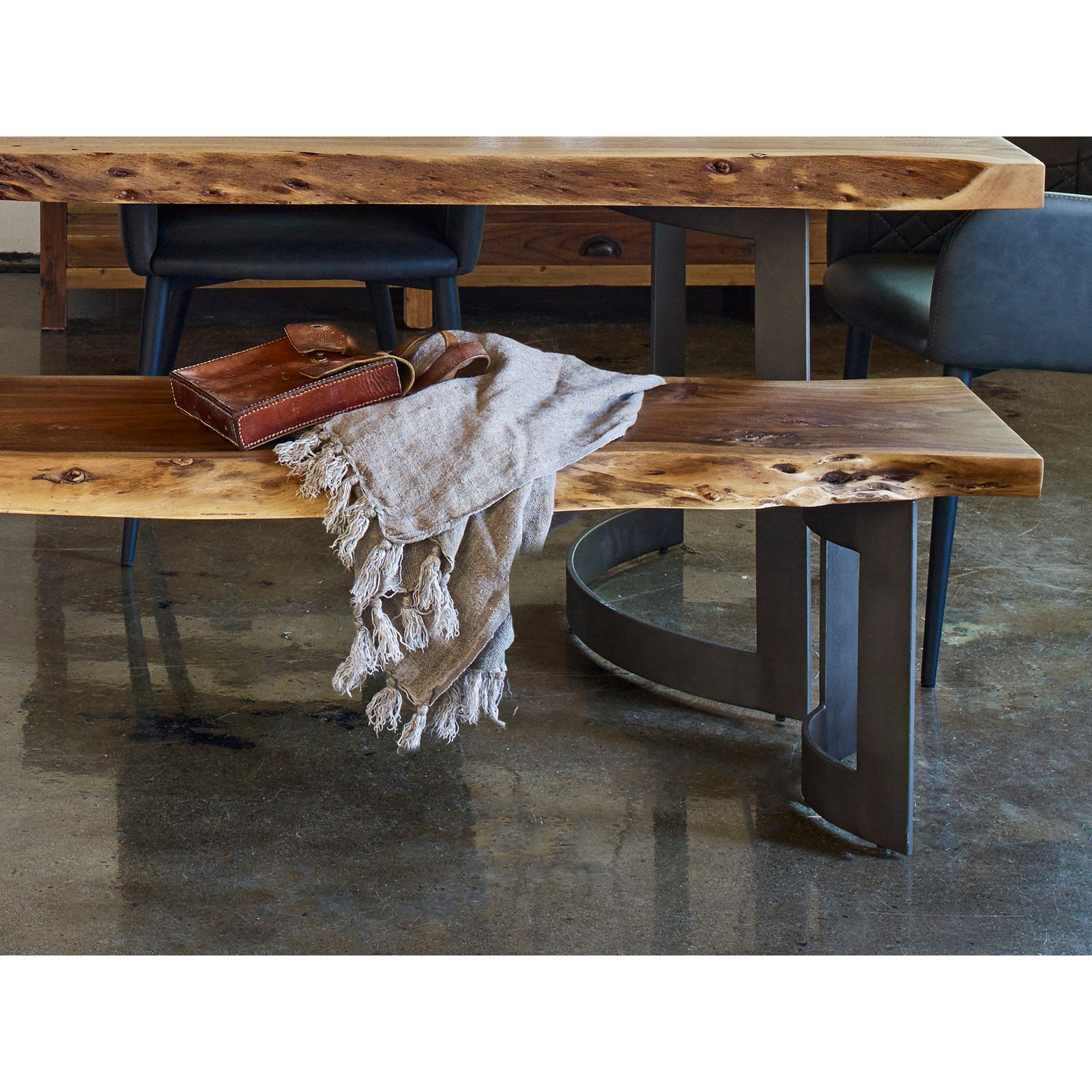 Moe's Home Collection - Bent Bench Large - VE-1029-03-0 | American Home Furniture