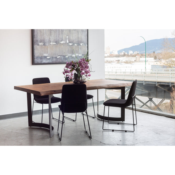 Moe's Home Collection - Bent Dining Table Extra Small Smoked - VE-1036-03-0 | American Home Furniture