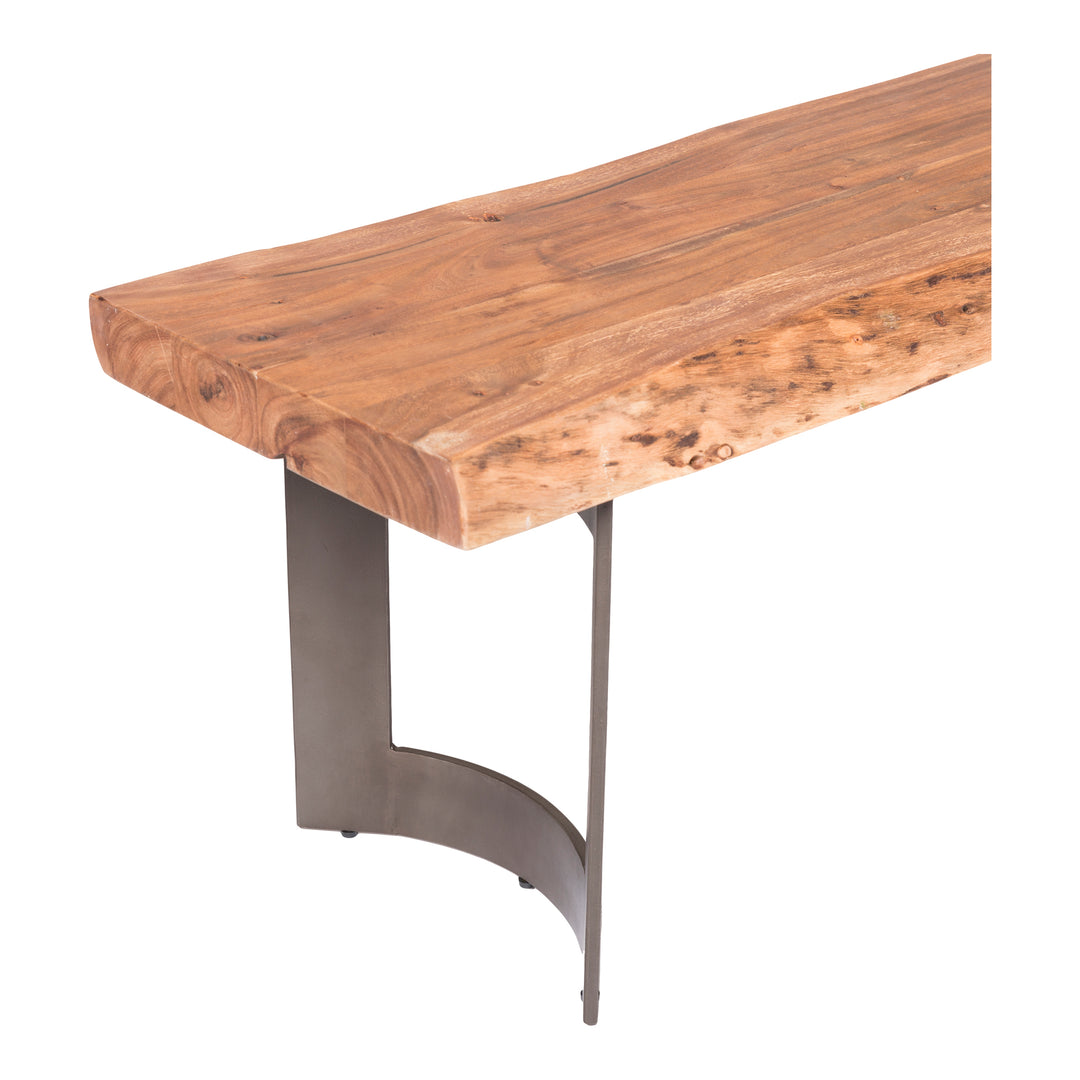 Moe's Home Collection - Bent Bench Extra Small Smoked - VE-1038-03-0 | American Home Furniture
