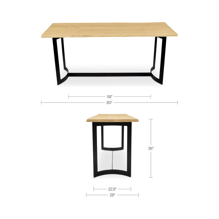 Bent Counter Table Smoked