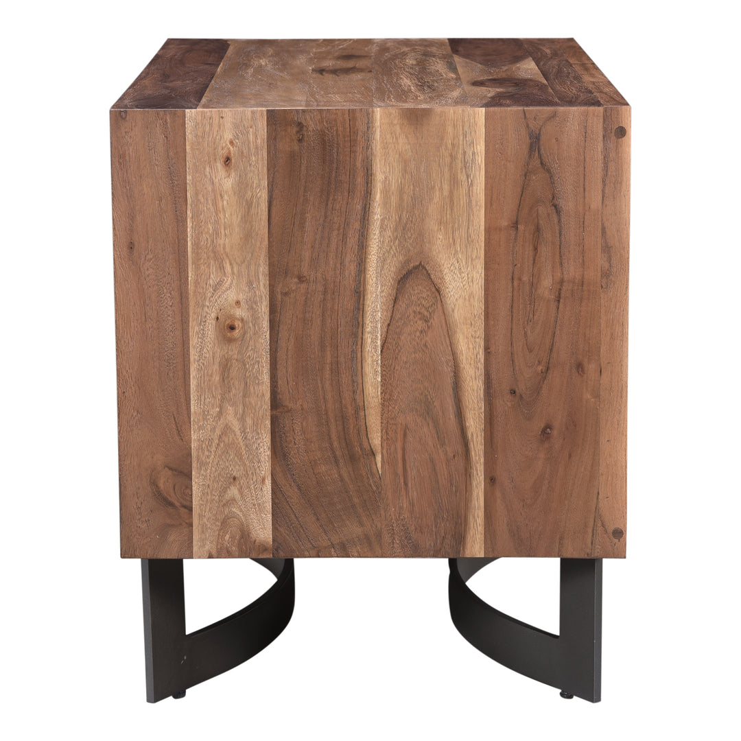 Moe's Home Collection - Bent Nightstand Smoked - VE-1096-03-0 | American Home Furniture