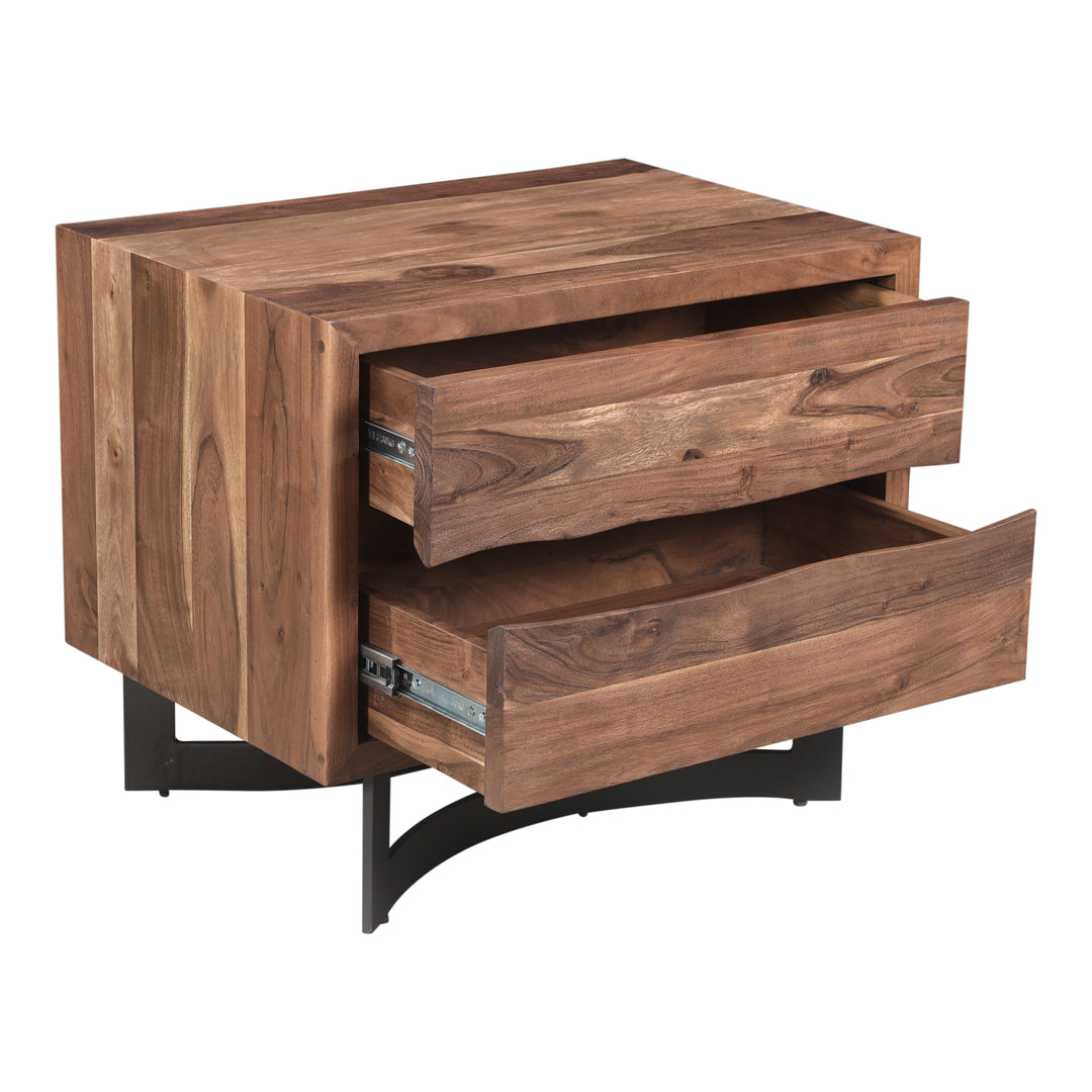Moe's Home Collection - Bent Nightstand Smoked - VE-1096-03-0 | American Home Furniture