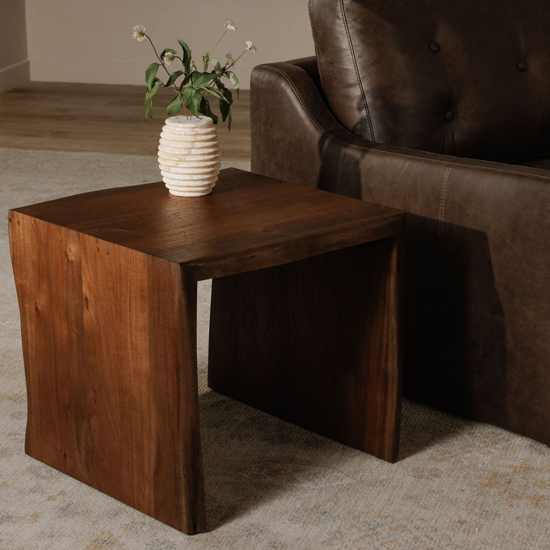 Moe's Home Collection - Tyrell Side Table Natural Stain - VE-1134-03 | American Home Furniture