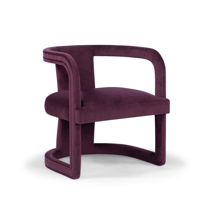 Rory Accent Chair - Plum