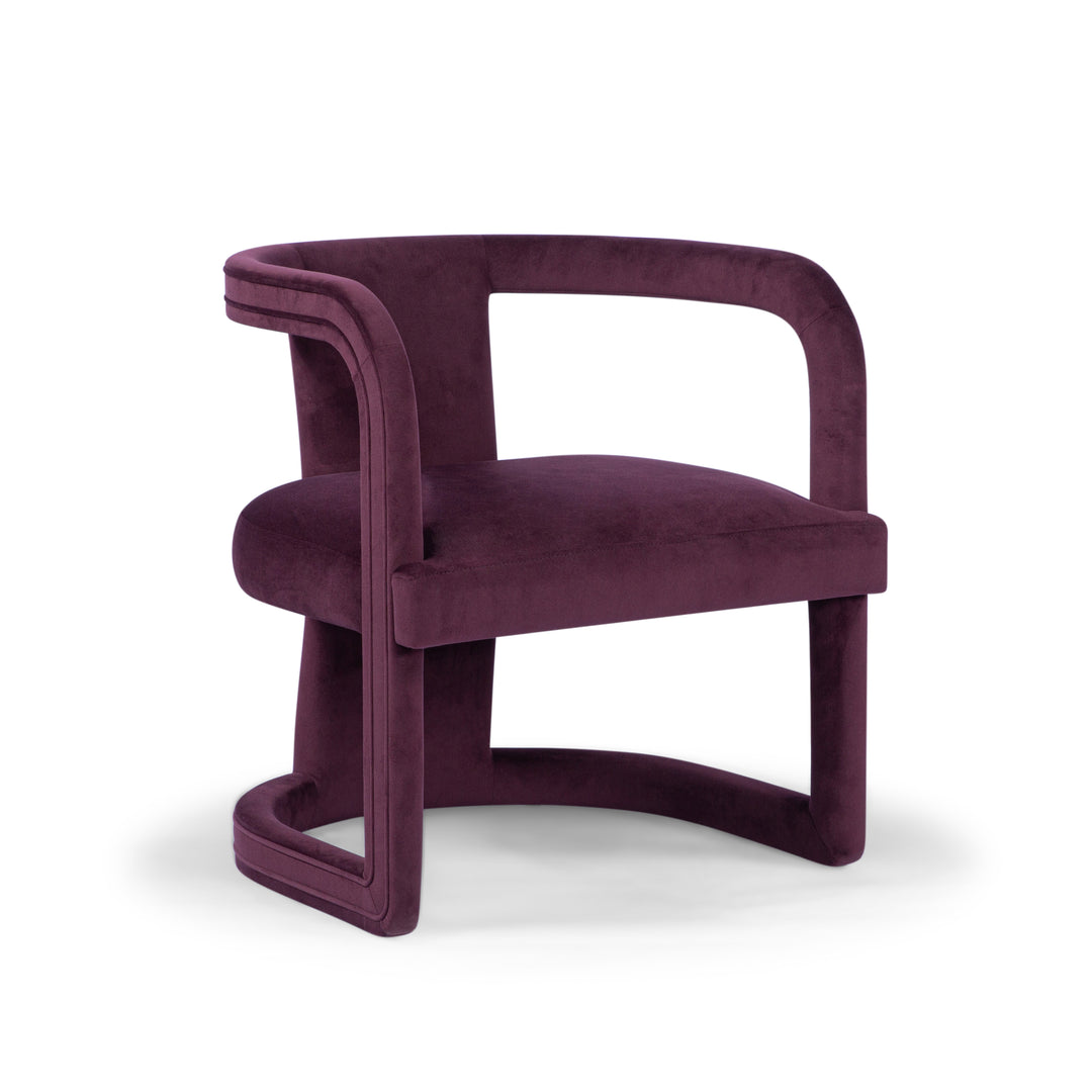 Rory Accent Chair - Plum