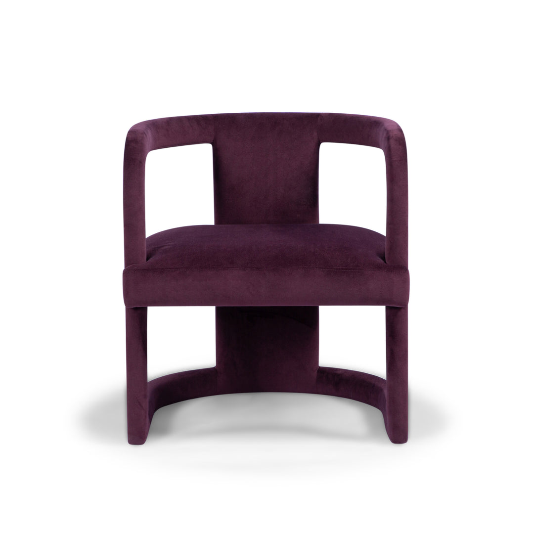 Rory Accent Chair - Plum
