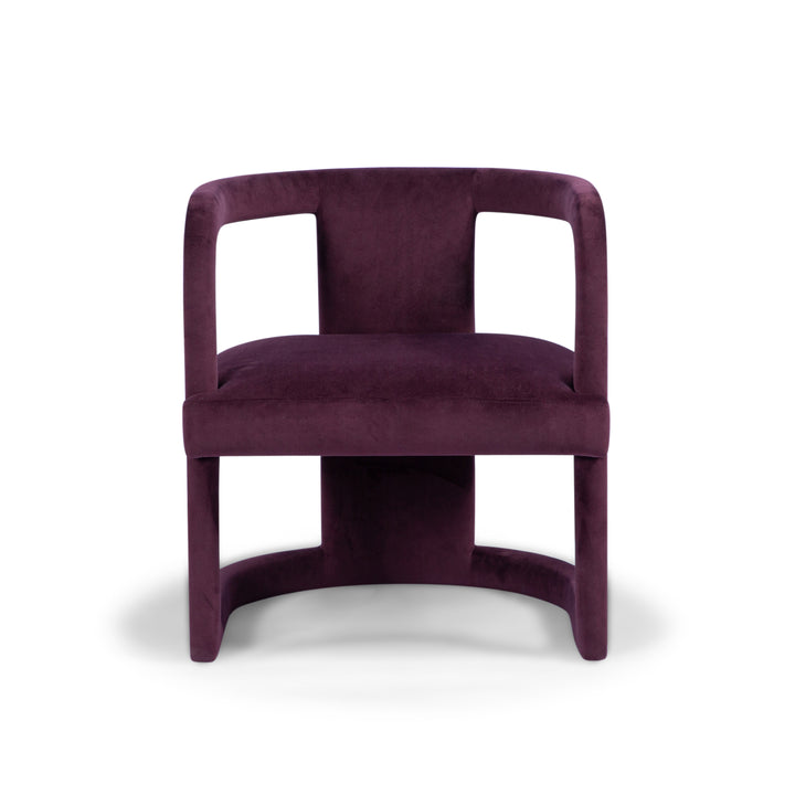 Rory Accent Chair - Plum