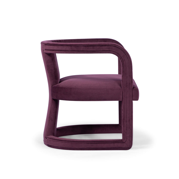 Rory Accent Chair - Plum