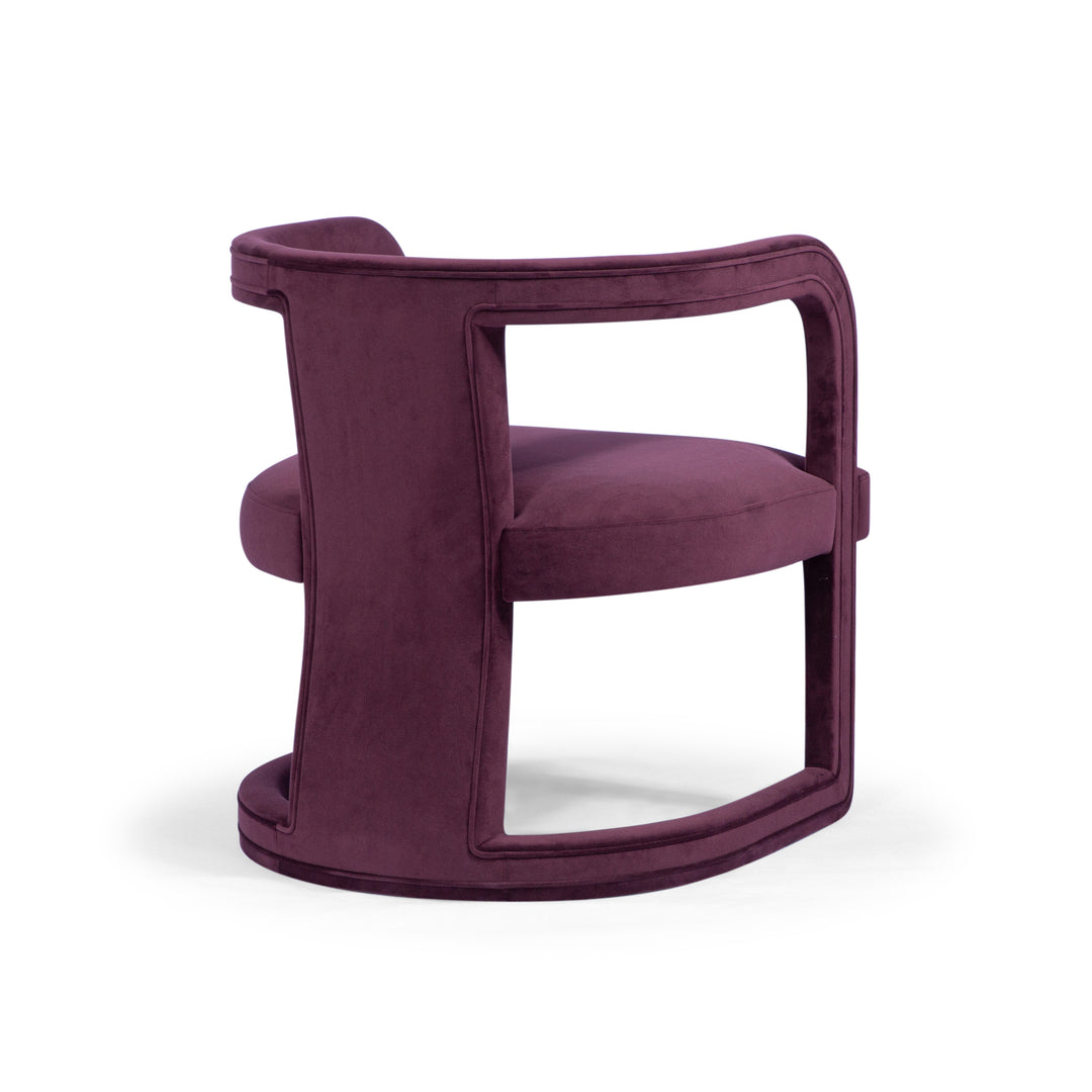 Rory Accent Chair - Plum