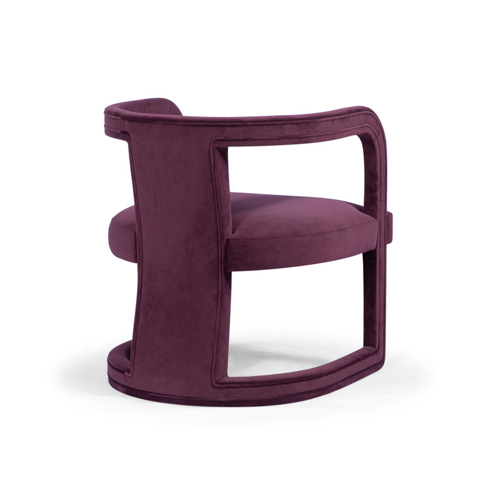 Rory Accent Chair - Plum