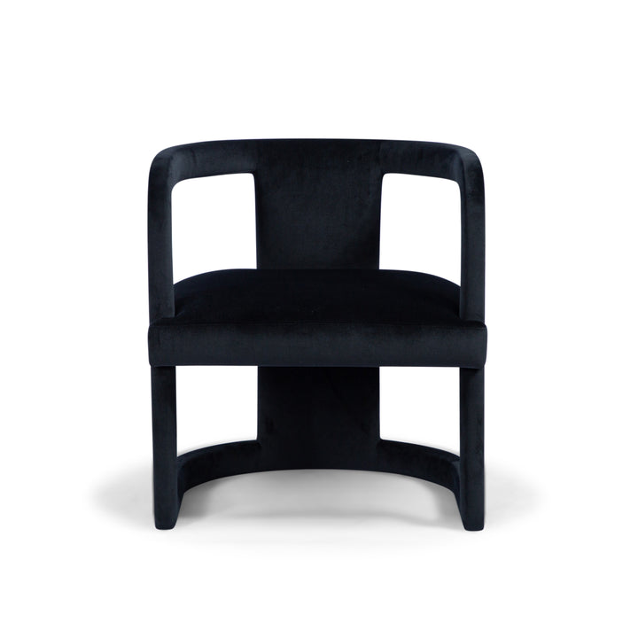 Rory Accent Chair - Black Wood
