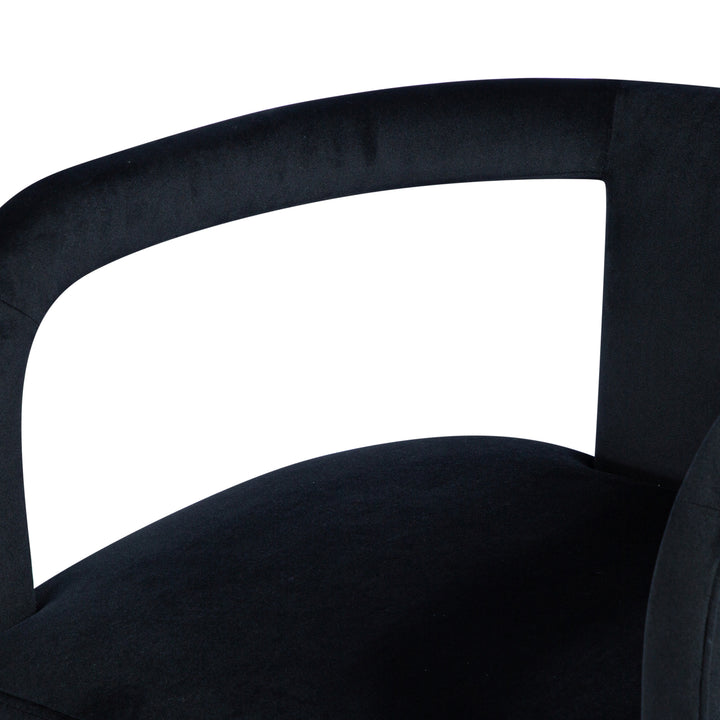 Rory Accent Chair - Black Wood