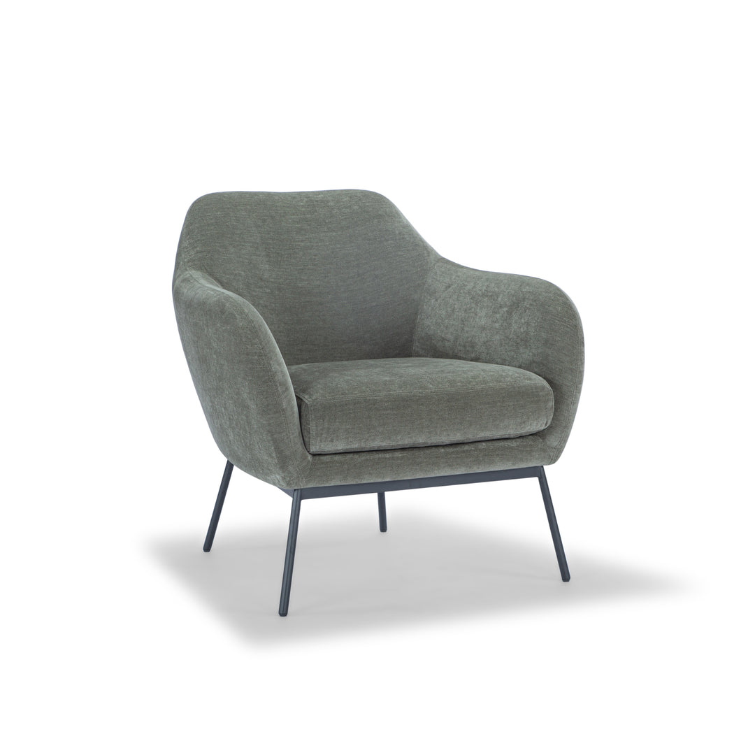Zurich Accent Chair - Canna 352 Forest Green