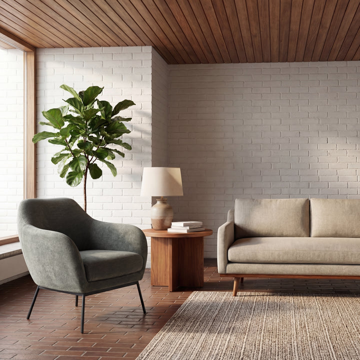 Zurich Accent Chair - Canna 352 Forest Green