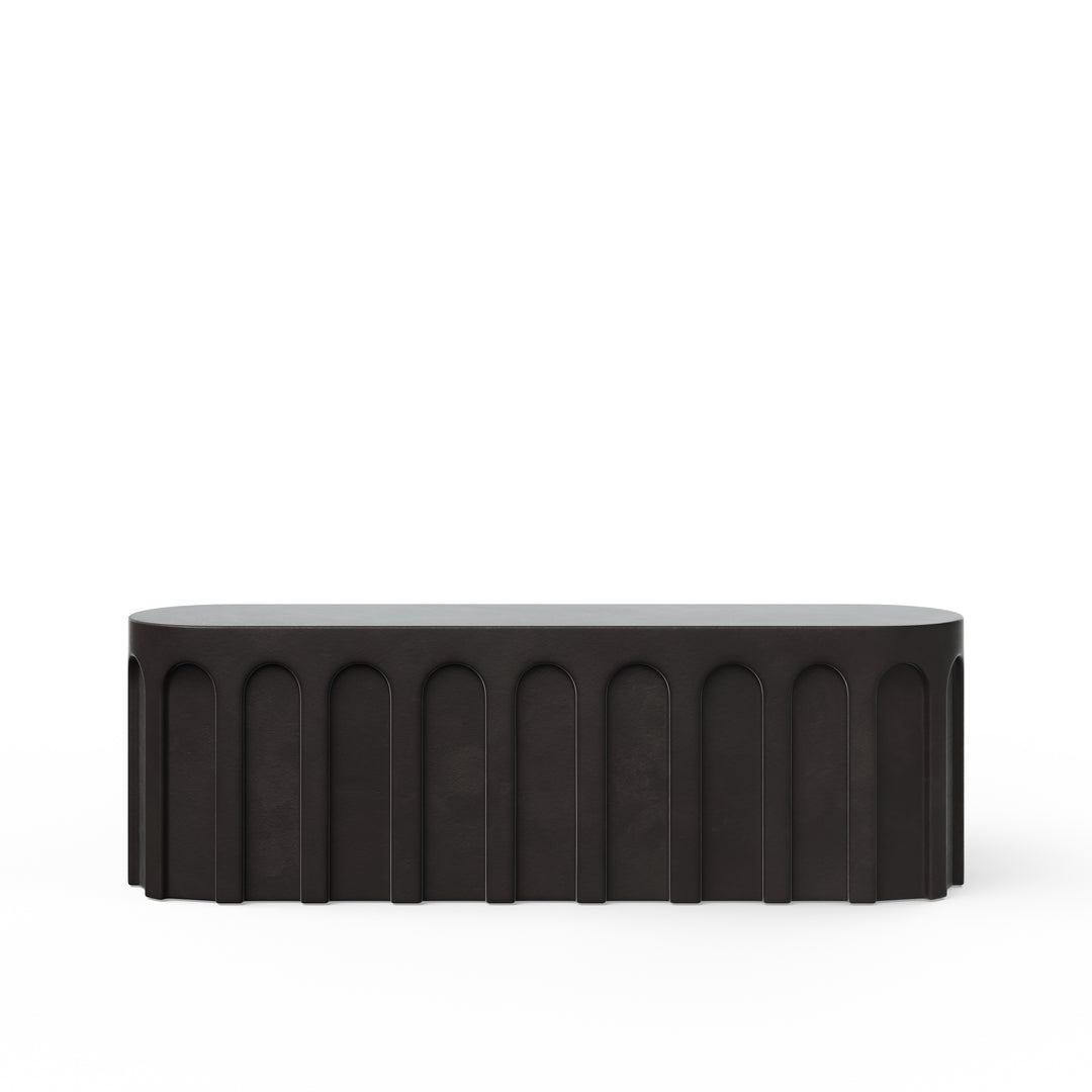 Atlas Indoor/Outdoor Concrete Bench - Lava