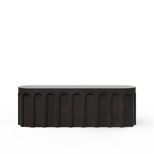 Atlas Indoor/Outdoor Concrete Bench - Lava