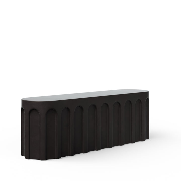 Atlas Indoor/Outdoor Concrete Bench - Lava
