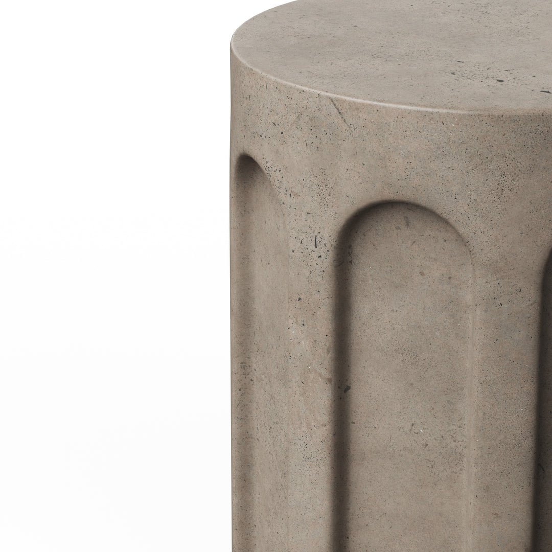 Atlas Indoor/Outdoor Concrete End Table