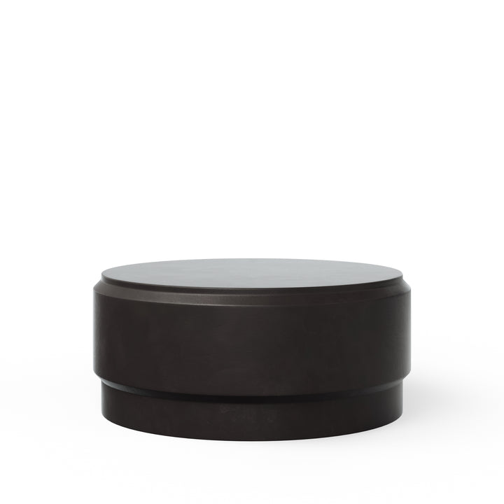 Barrel Round Indoor/Outdoor Concrete Coffee Table - Lava