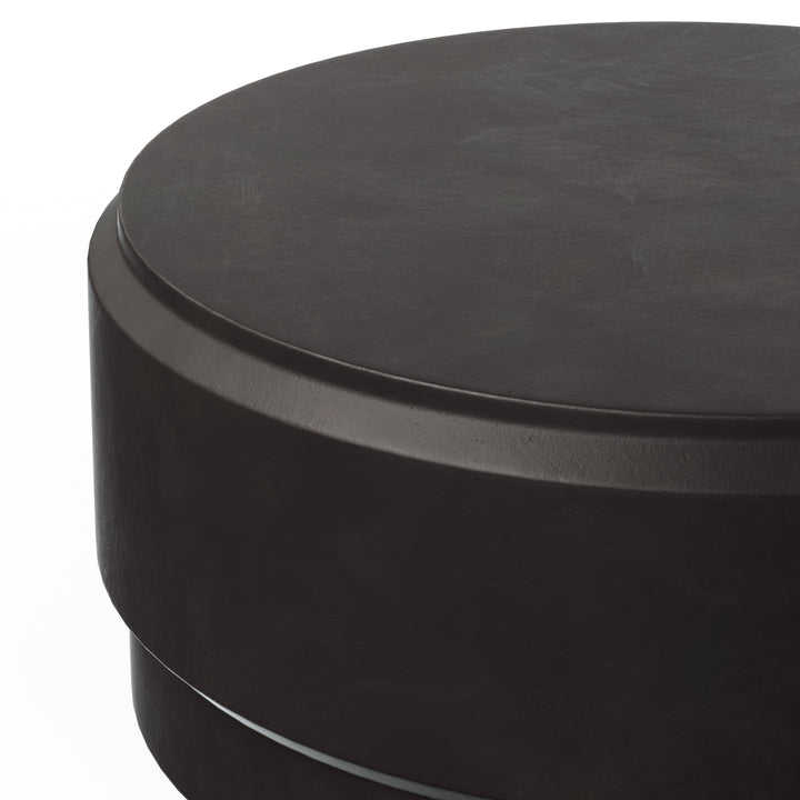 Barrel Round Indoor/Outdoor Concrete Coffee Table