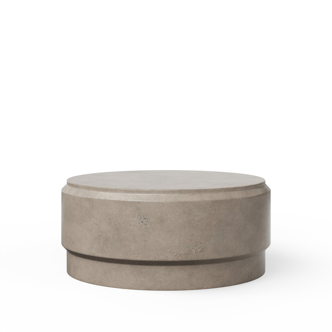 Barrel Round Indoor/Outdoor Concrete Coffee Table