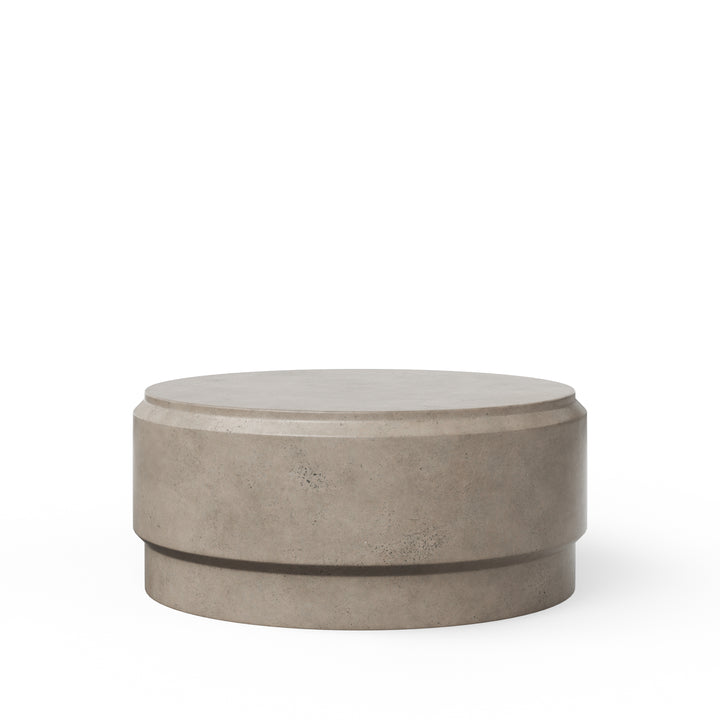 Barrel Round Indoor/Outdoor Concrete Coffee Table