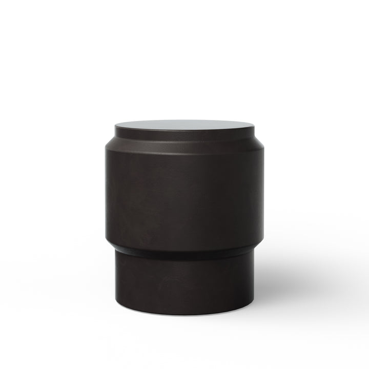 Barrel Indoor/Outdoor Concrete End Table