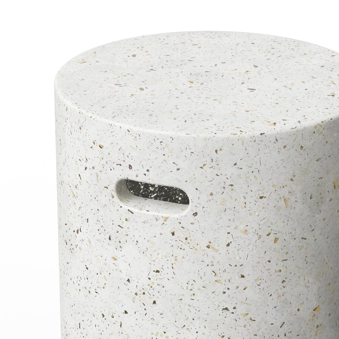 Cylinder Indoor/Outdoor Concrete Stool