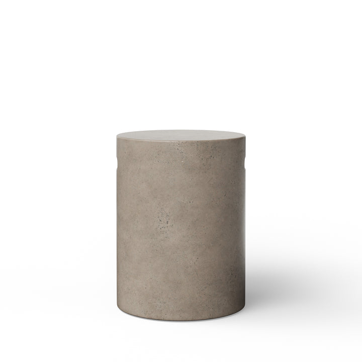 Cylinder Indoor/Outdoor Concrete Stool
